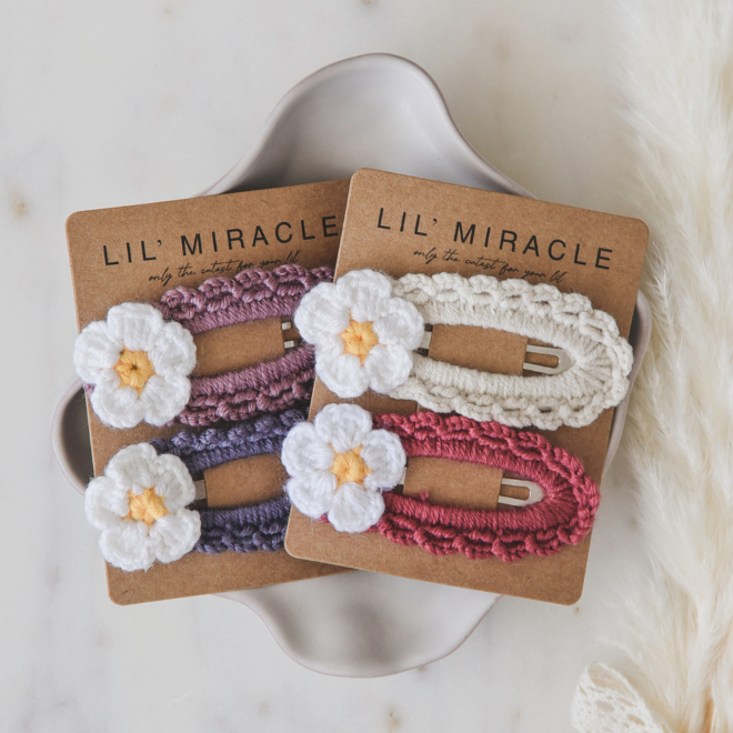 Cutie Daisy - Handmade Pink