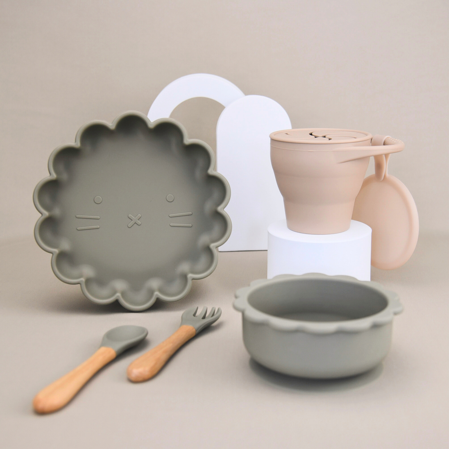 Lil‘ Lion First Feeding Set - Armygreen