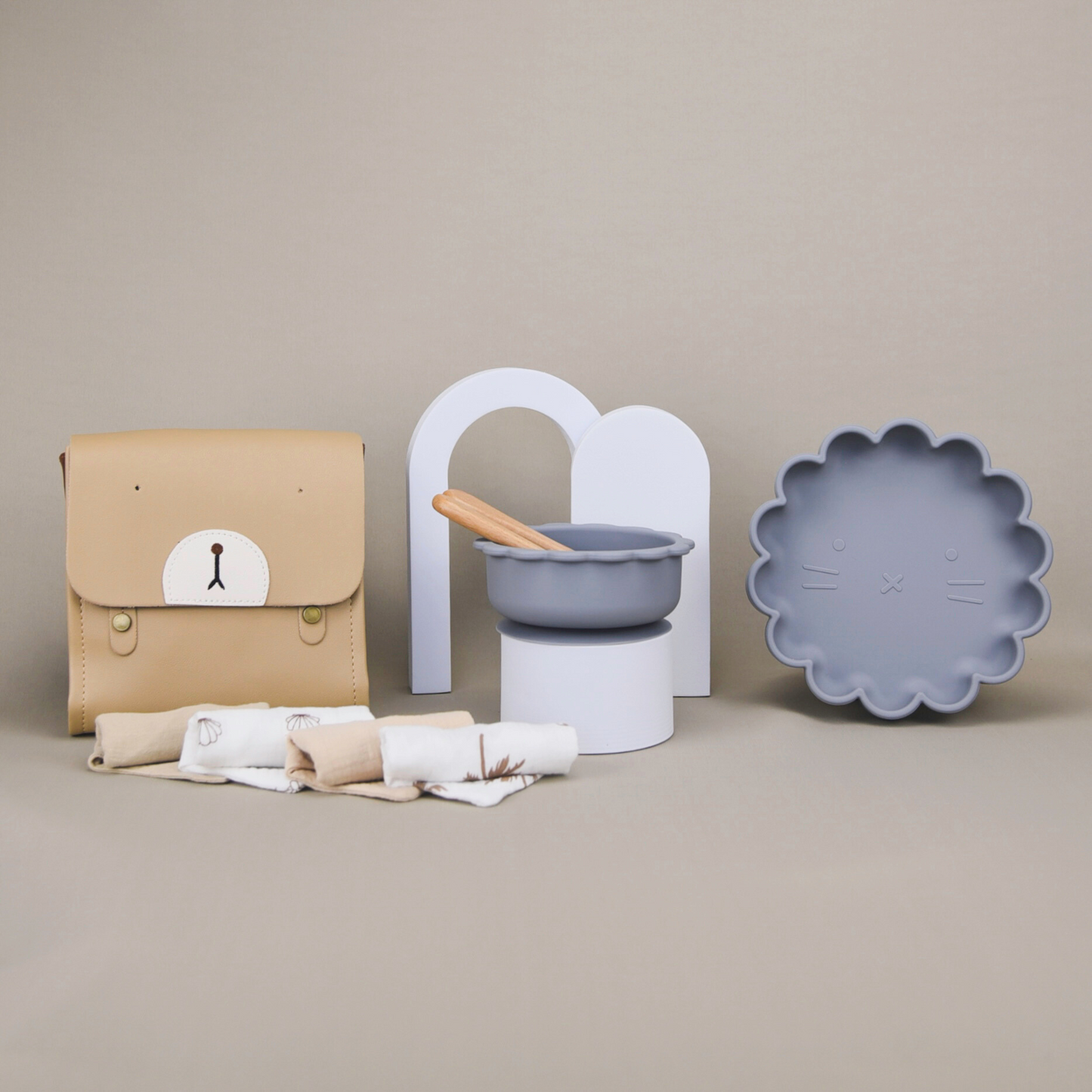 Cutie Bear Set - Beige