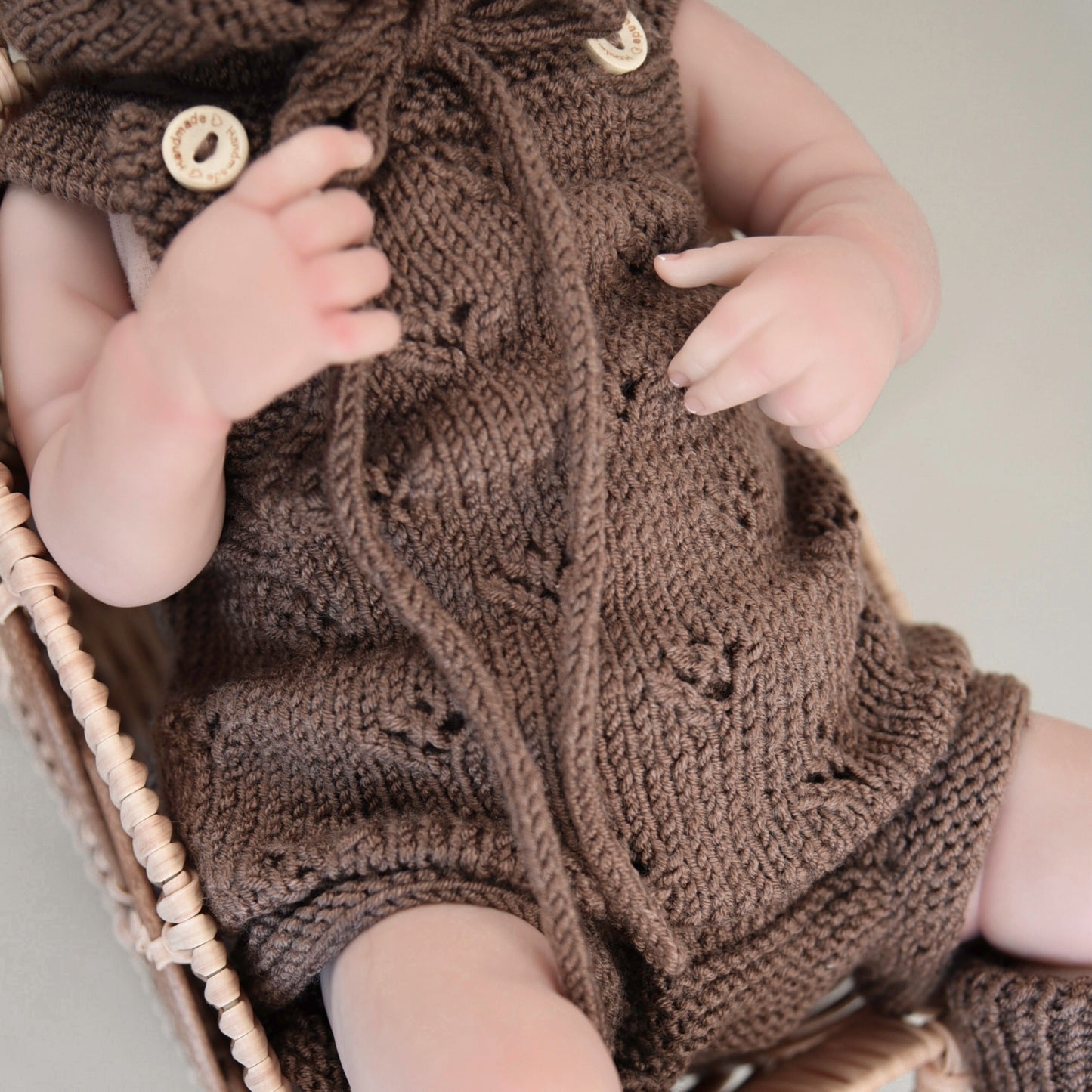 Lil‘ Fine Knit Set - Dusty Green