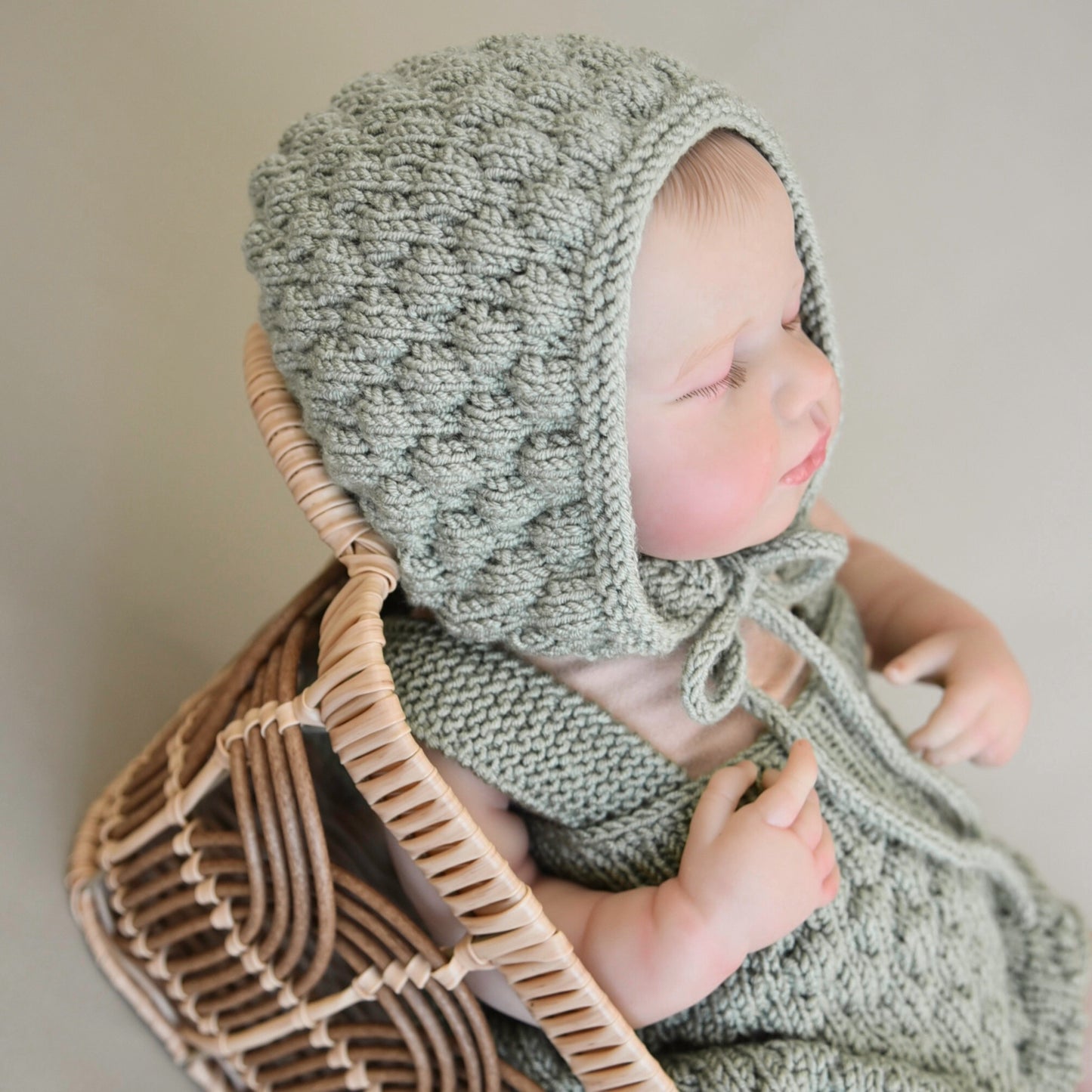 Lil‘ Cloud Knit Set - Brown