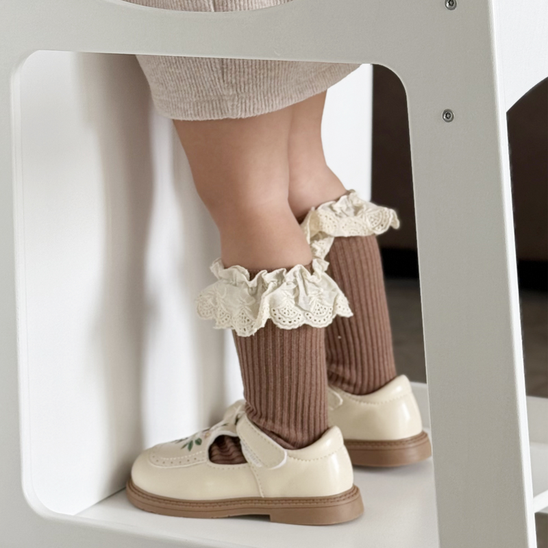 Lil’ Socks Trio - Creme & Beige & Brown