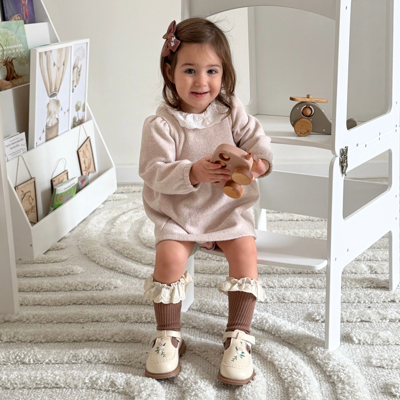 Lil’ Socks Trio - Creme & Beige & Brown