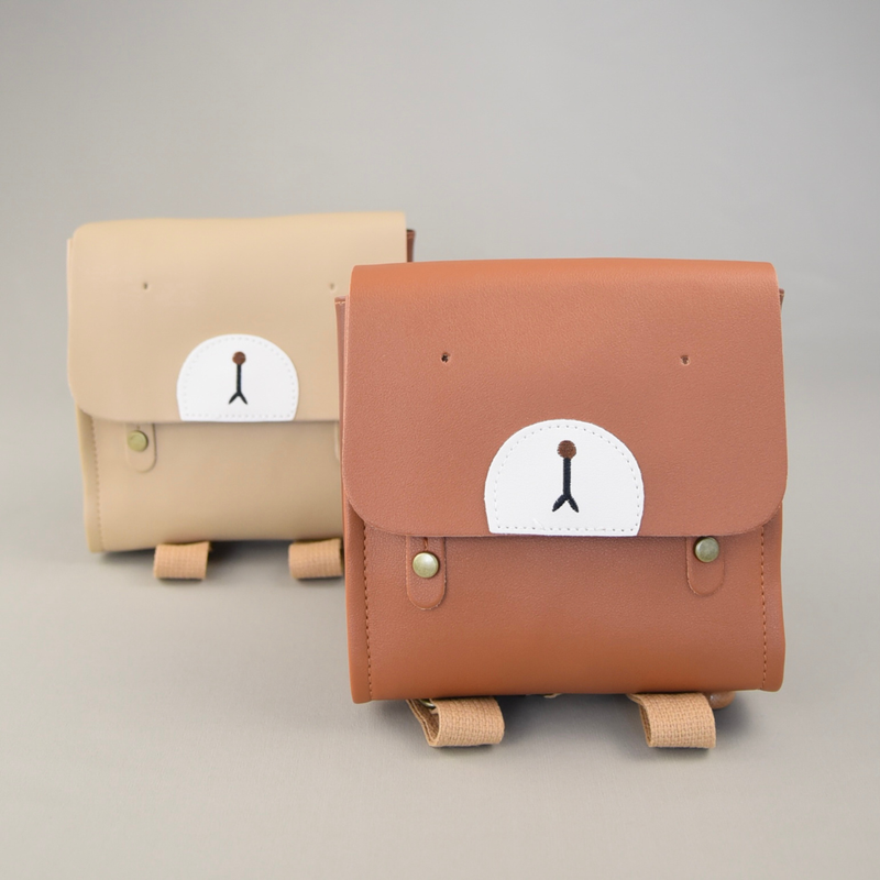 Cutie Bear Set Duo - Beige & Brown