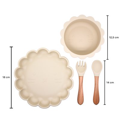 Lil‘ Lion Tableware Set - Beige