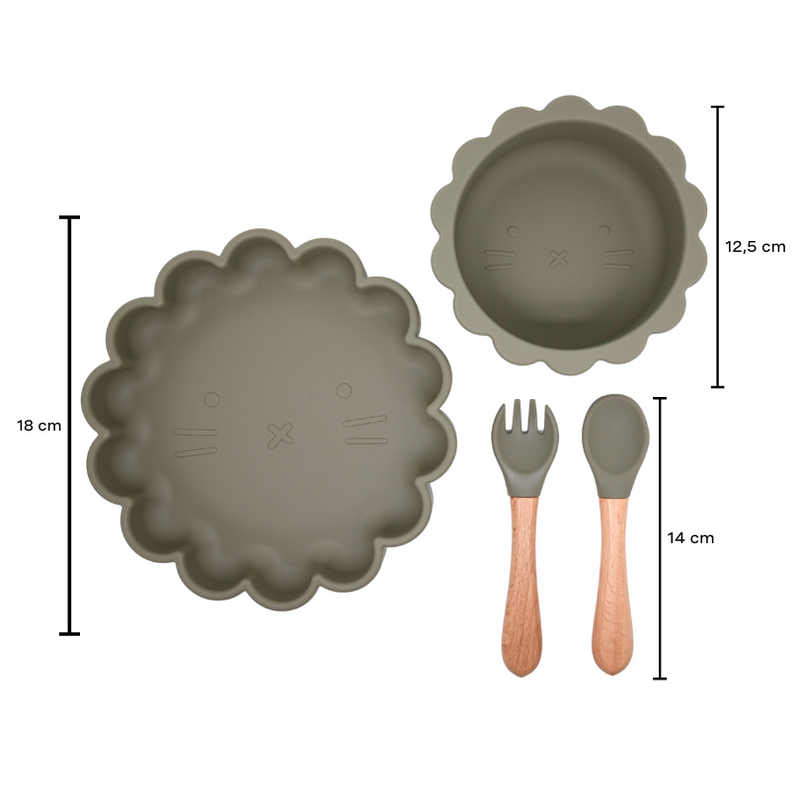 Flower Armygreen - Tableware Set