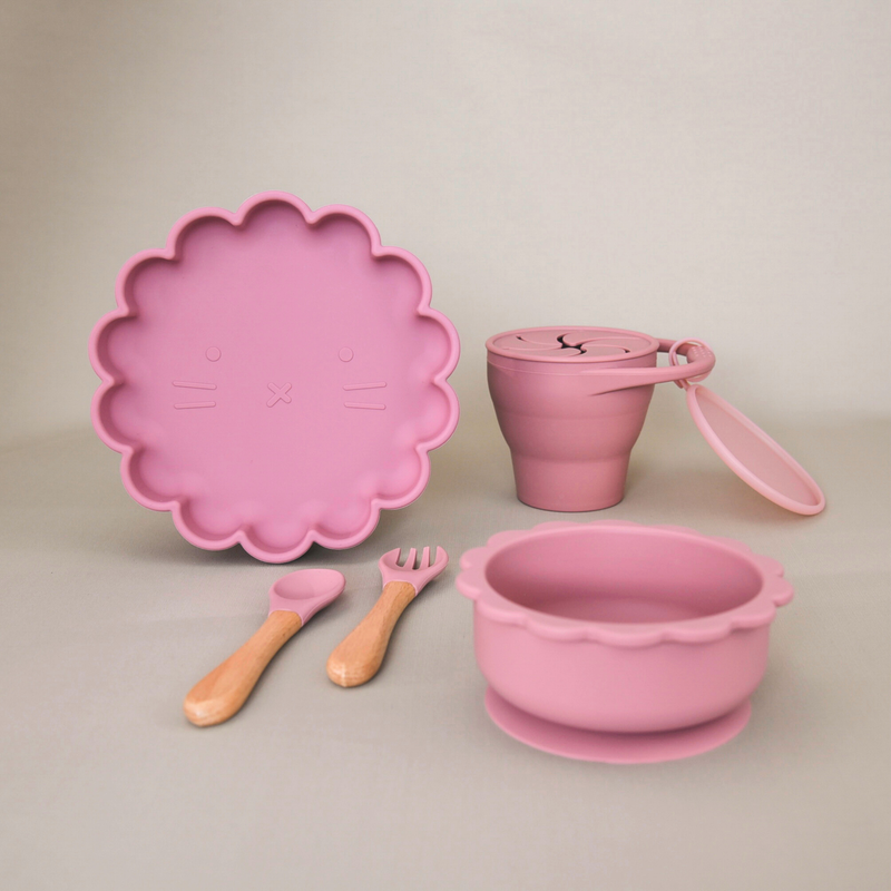 Flower Beige - First Feeding Set