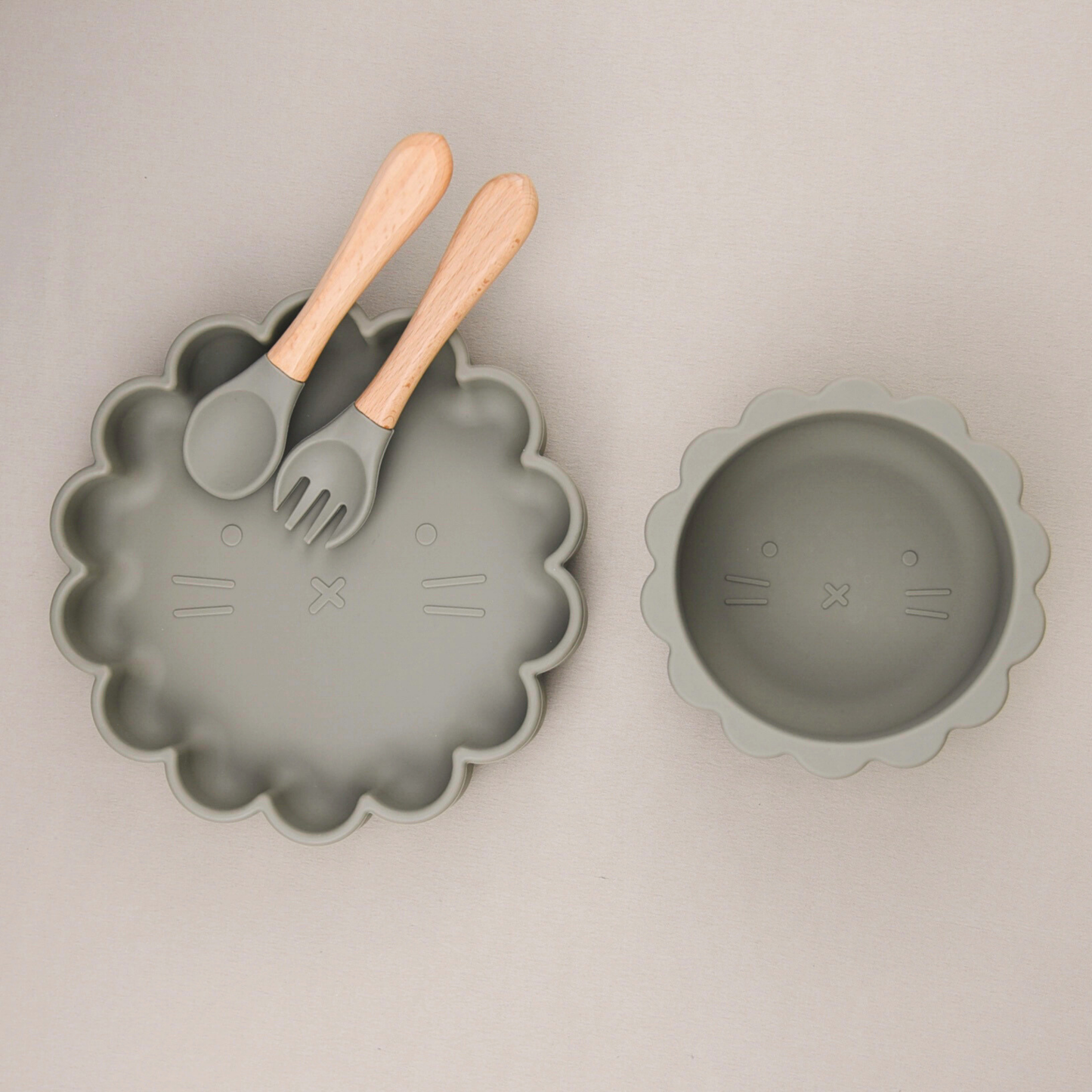 Lil‘ Lion Tableware Set - Beige