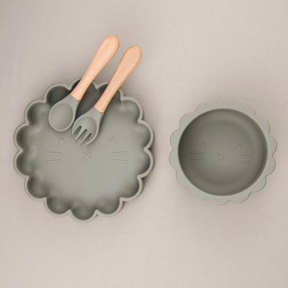 Lil‘ Lion Tableware Set - Blue