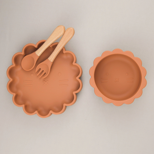 Lil' Lion Tableware Set - Terracotta