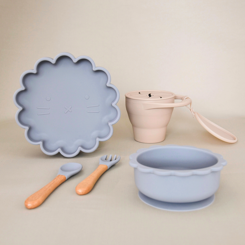 Flower Beige - First Feeding Set