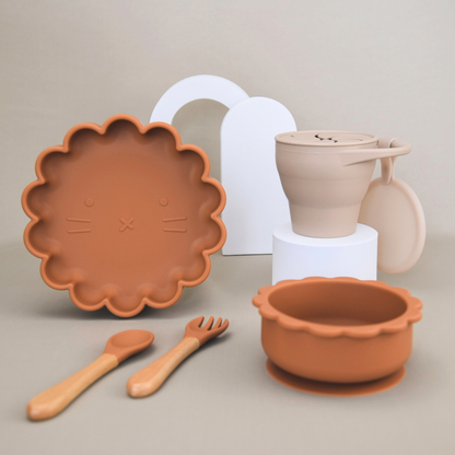 Lil‘ Lion First Feeding Set - Terracotta