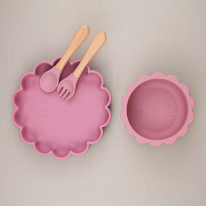 Lil‘ Lion Tableware Set - Pink