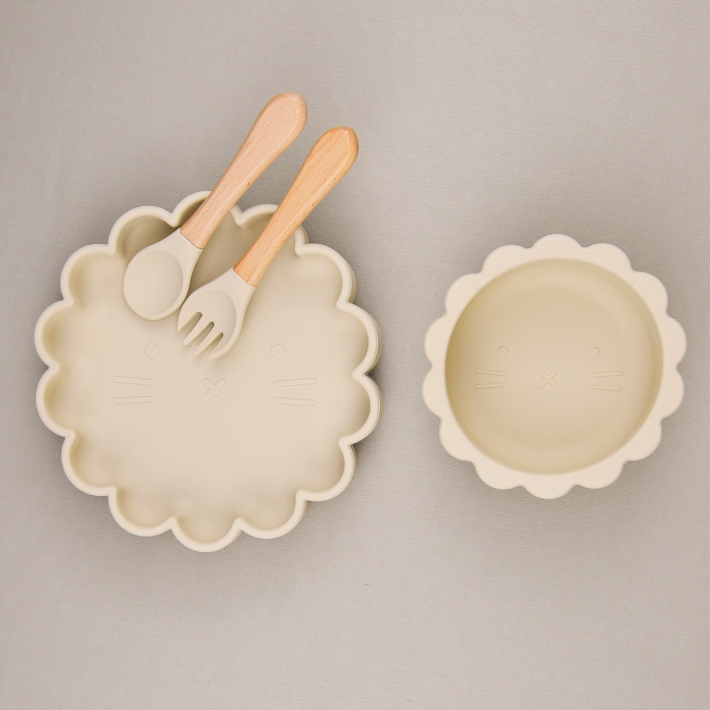 Lil‘ Lion Tableware Set - Beige