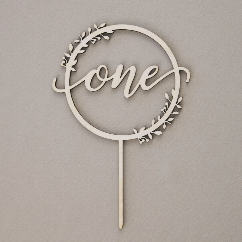 One - Cake Topper