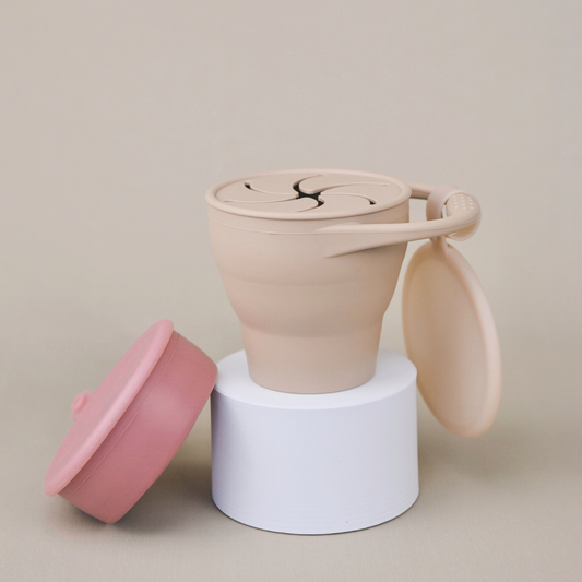 Lil‘ Snack Set Duo - Taupé & Pink