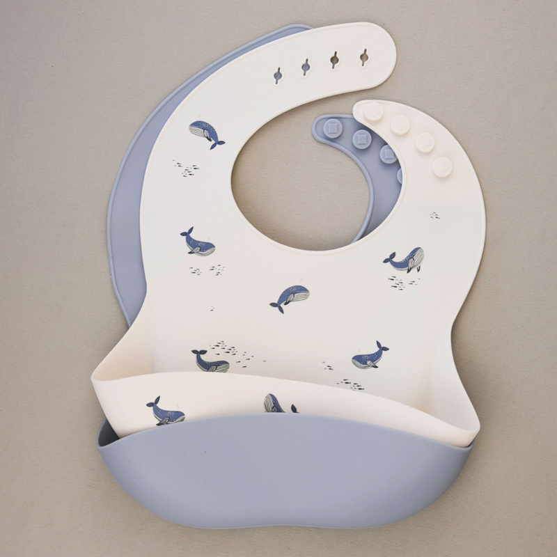 Lil' Whale - Silicone Bibs