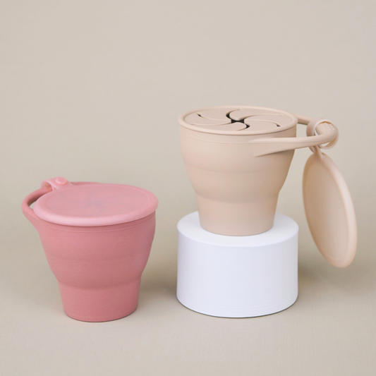 Lil‘ Snack Set Duo - Taupé & Pink