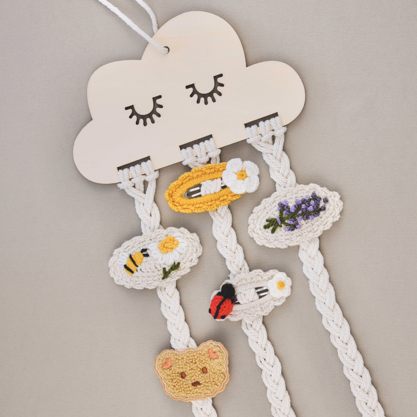 Cutie Cloud - Hair Clip Holder