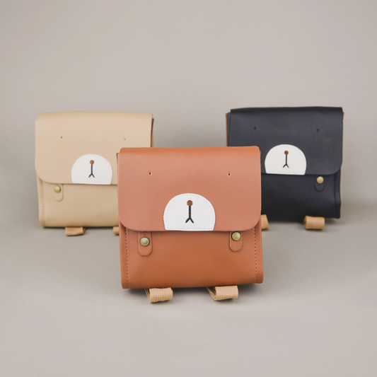 Cutie Bear Set Duo - Beige & Brown