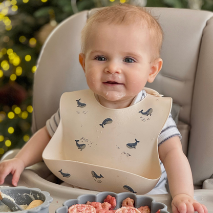 Lil' Whale - Silicone Bibs