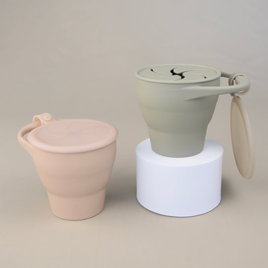 Lil‘ Snack Set Duo - Taupé & Pink