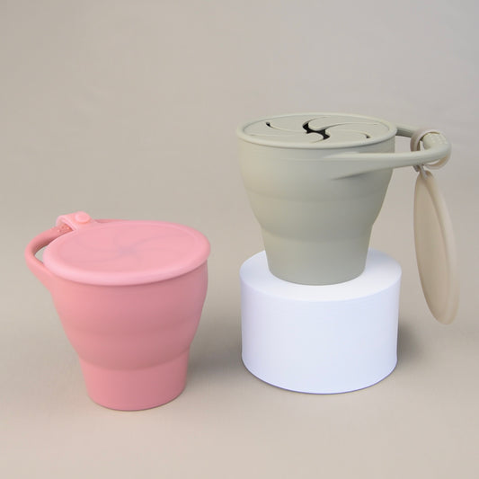 Lil‘ Snack Set Duo - Taupé & Pink