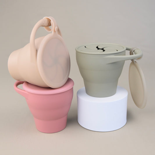 Lil‘ Snack Set Trio - Army Green & Taupé & Pink