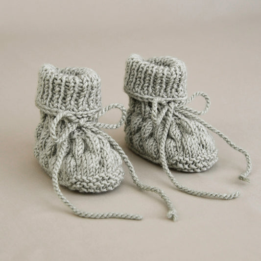 Lil‘ Cloud Knit Set - Dusty Green