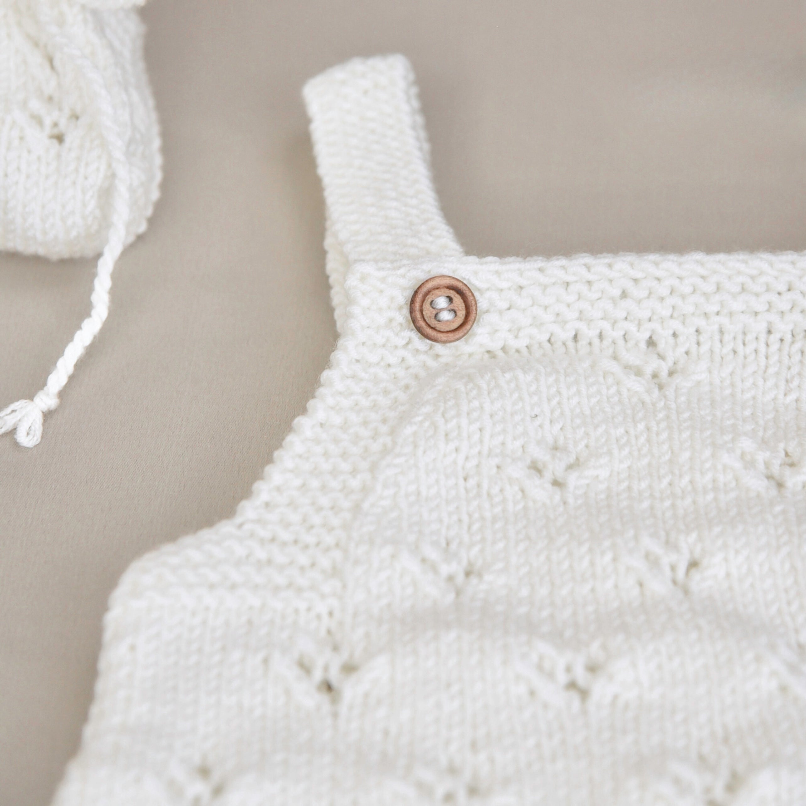 Lil‘ Fine Knit Set - Ivory