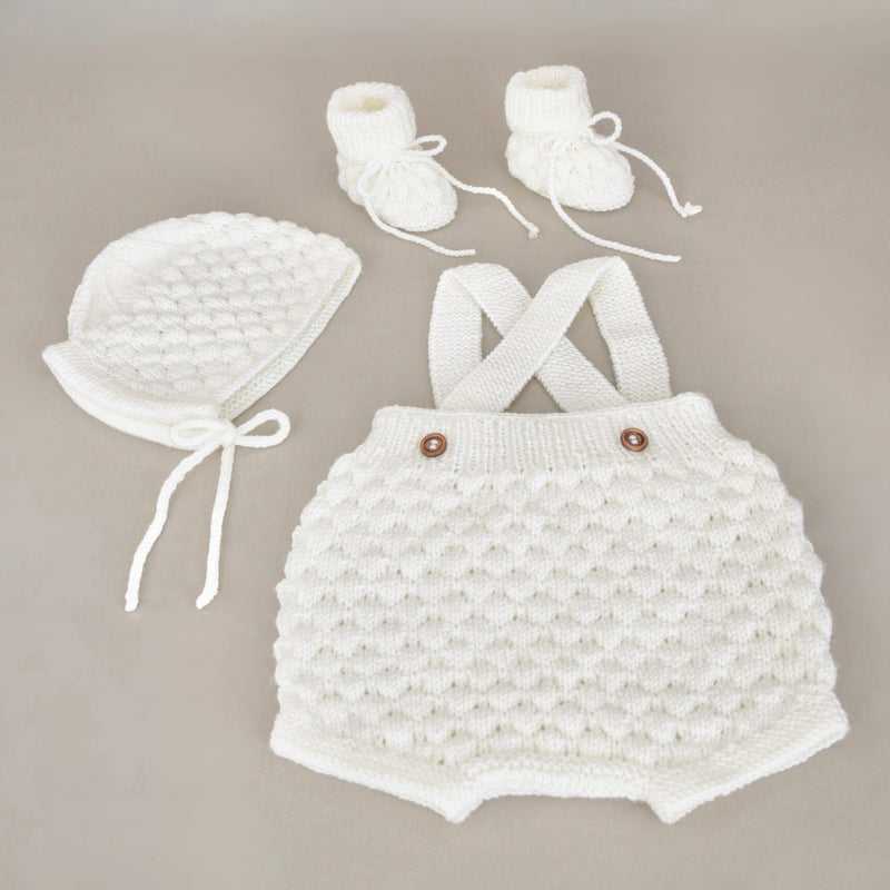 Lil‘ Cloud Knit Set - Ivory