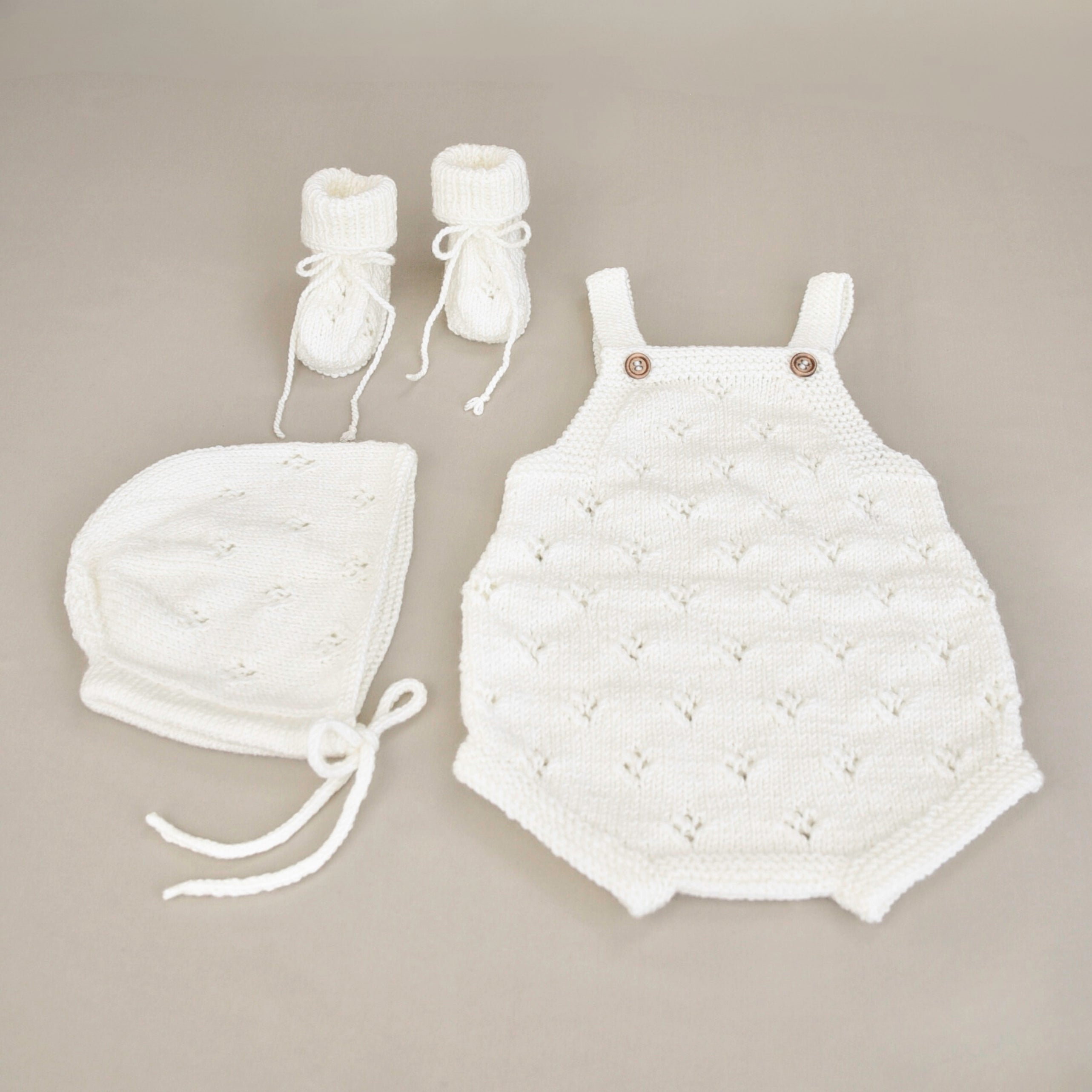 Lil‘ Fine Knit Set - Ivory