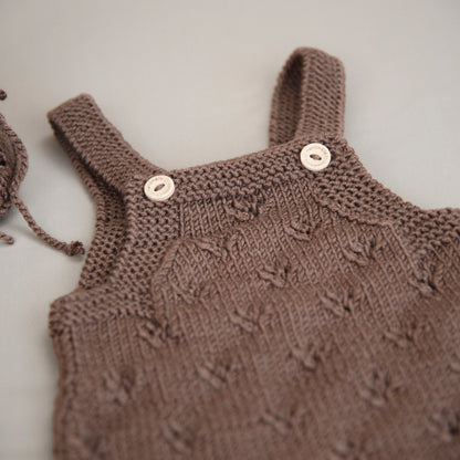 Lil‘ Fine Knit Set - Brown