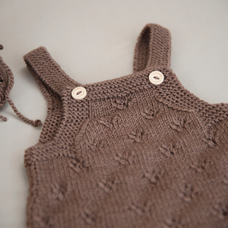 Lil‘ Fine Knit Set - Brown