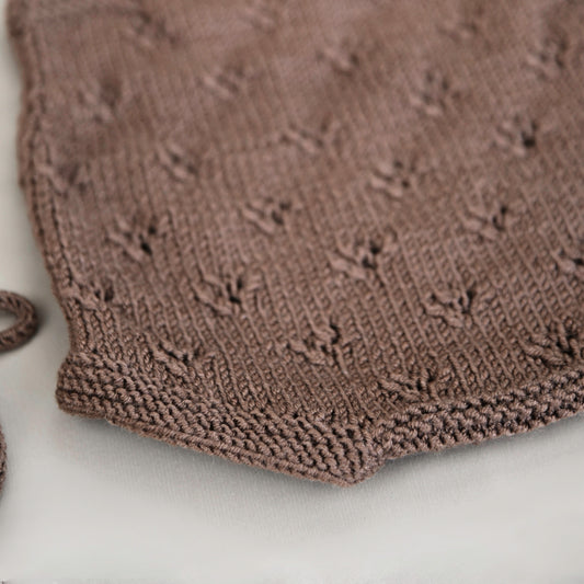 Lil‘ Fine Knit Set - Brown