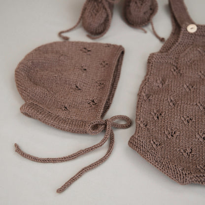 Lil‘ Fine Knit Set - Brown