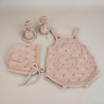 Lil‘ Fine Knit Set - Beige