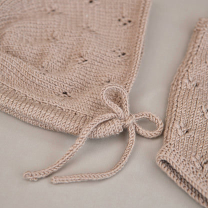 Lil‘ Fine Knit Set - Beige