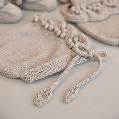 Lil‘ Grapes Knit Set - Beige