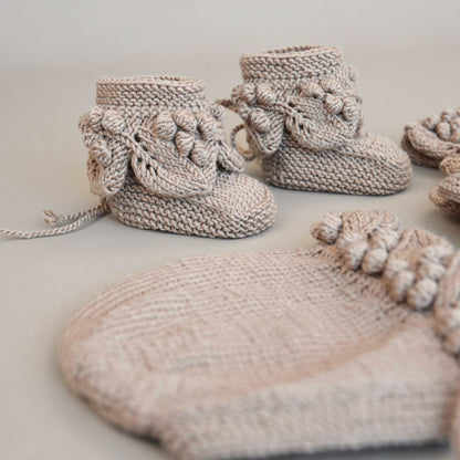 Lil‘ Grapes Knit Set - Beige