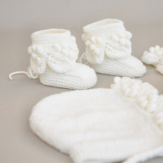 Lil‘ Grapes Knit Set - Ivory