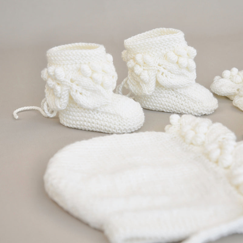 Lil‘ Grapes Knit Set - Ivory