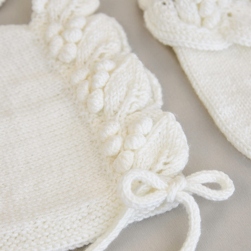 Lil‘ Grapes Knit Set - Ivory
