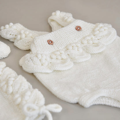Lil‘ Grapes Knit Set - Ivory