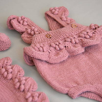 Lil‘ Grapes Knit Set - Pink
