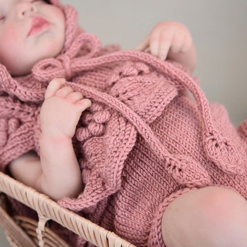 Lil‘ Grapes Knit Set - Pink