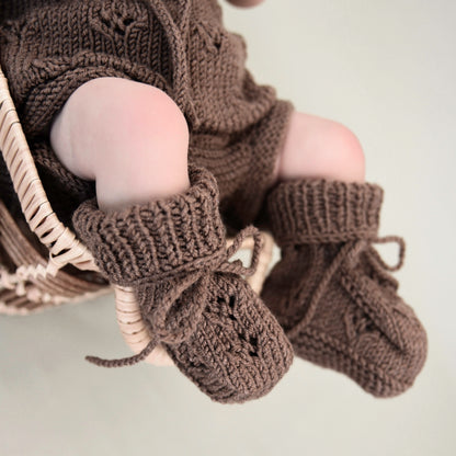 Lil‘ Fine Knit Set - Beige