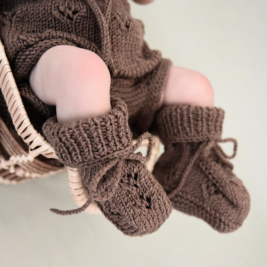 Lil‘ Fine Knit Set - Dusty Green