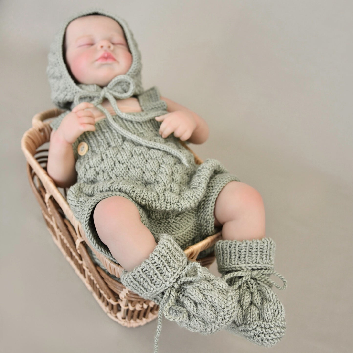 Lil‘ Cloud Knit Set - Brown