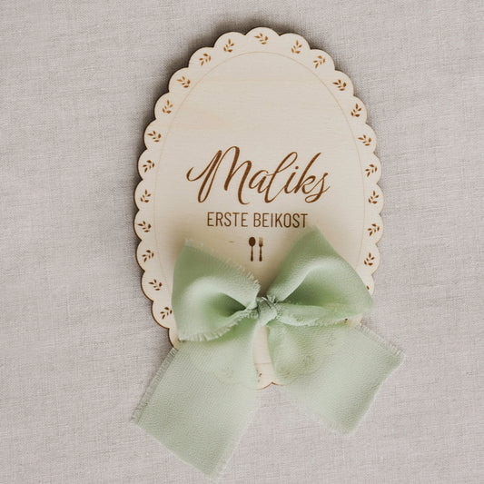 Lil‘ First Bite - Floral Baby Milestone